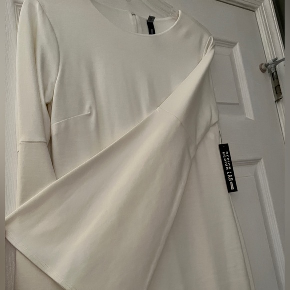 NWT - design lab by Lord & Taylor off white mini dress - Picture 6 of 13